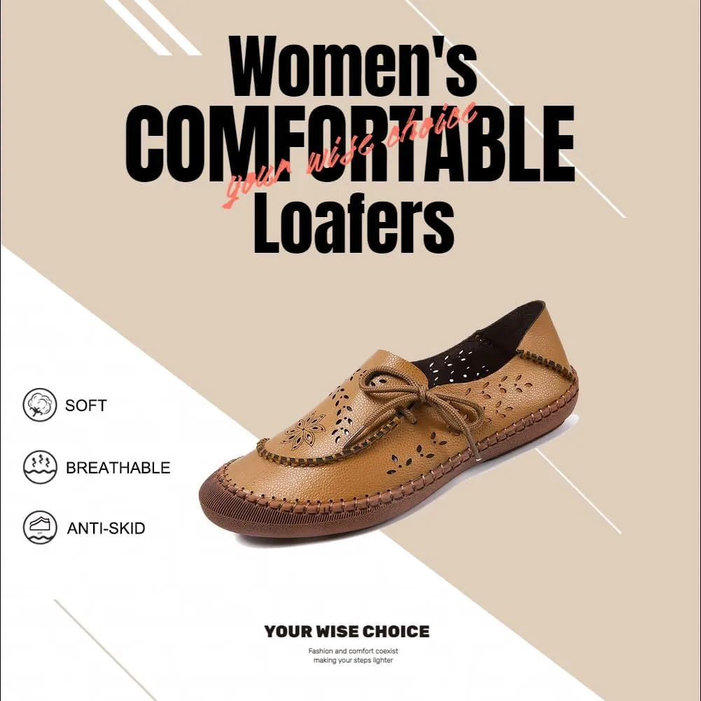 Loafers for Women, Lightweight Slip on, Soft Driving Shoes, Casual Work Flat