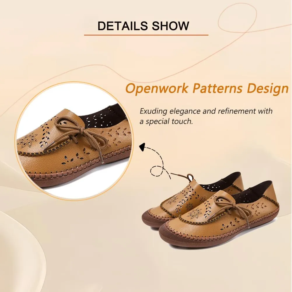 Loafers for Women, Lightweight Slip on, Soft Driving Shoes, Casual Work Flat