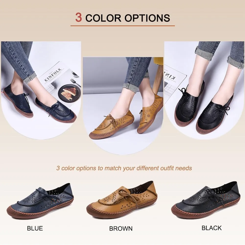Loafers for Women, Lightweight Slip on, Soft Driving Shoes, Casual Work Flat