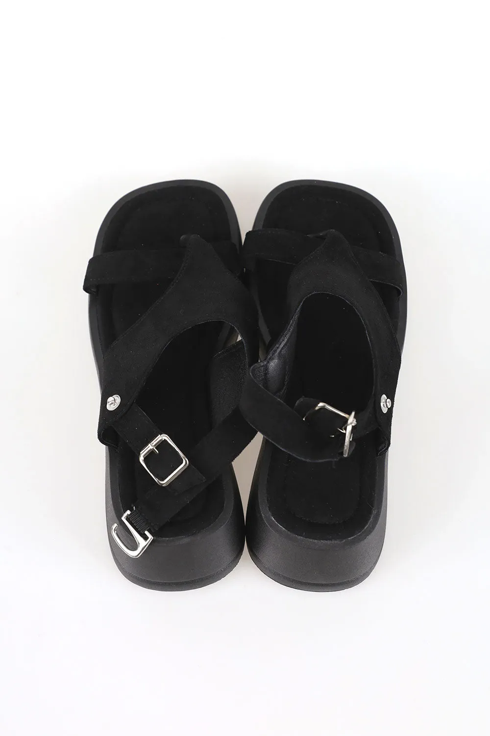 Loose Detachable Warmer Platform Sole Mule