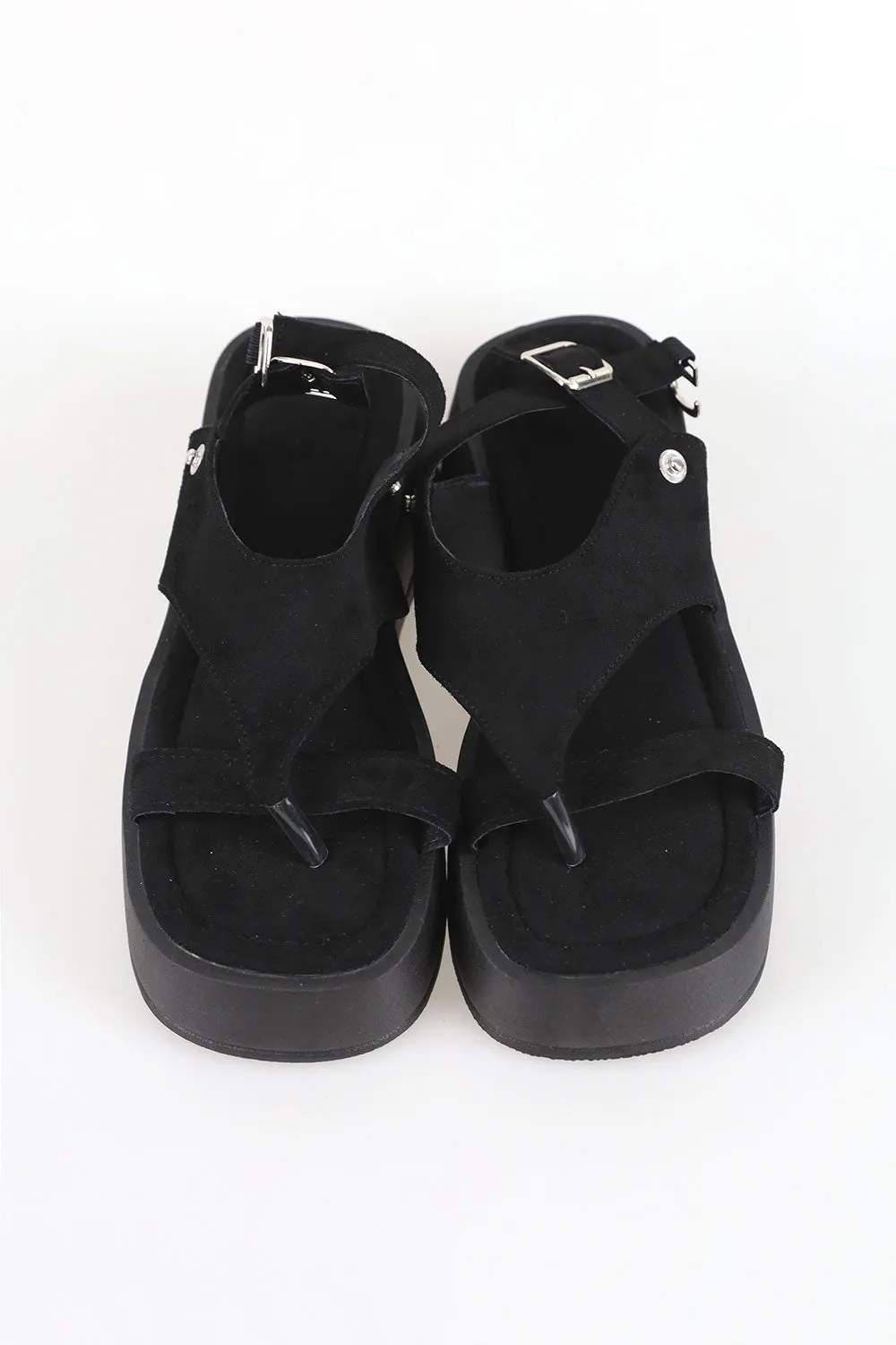 Loose Detachable Warmer Platform Sole Mule