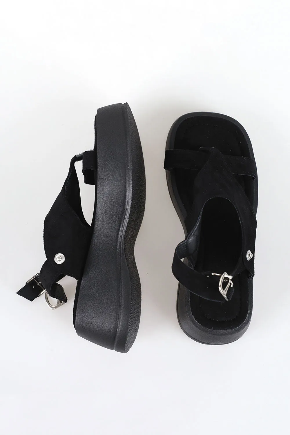 Loose Detachable Warmer Platform Sole Mule
