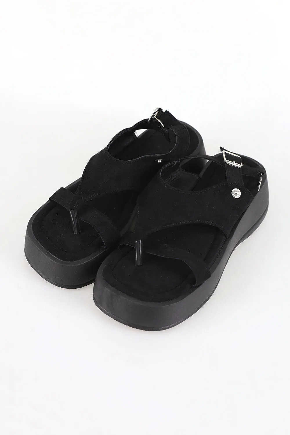 Loose Detachable Warmer Platform Sole Mule