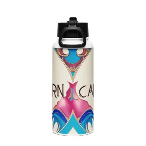 Lucky Charm Capricorn Stainless steel water bottle with a straw lid 32 oz
