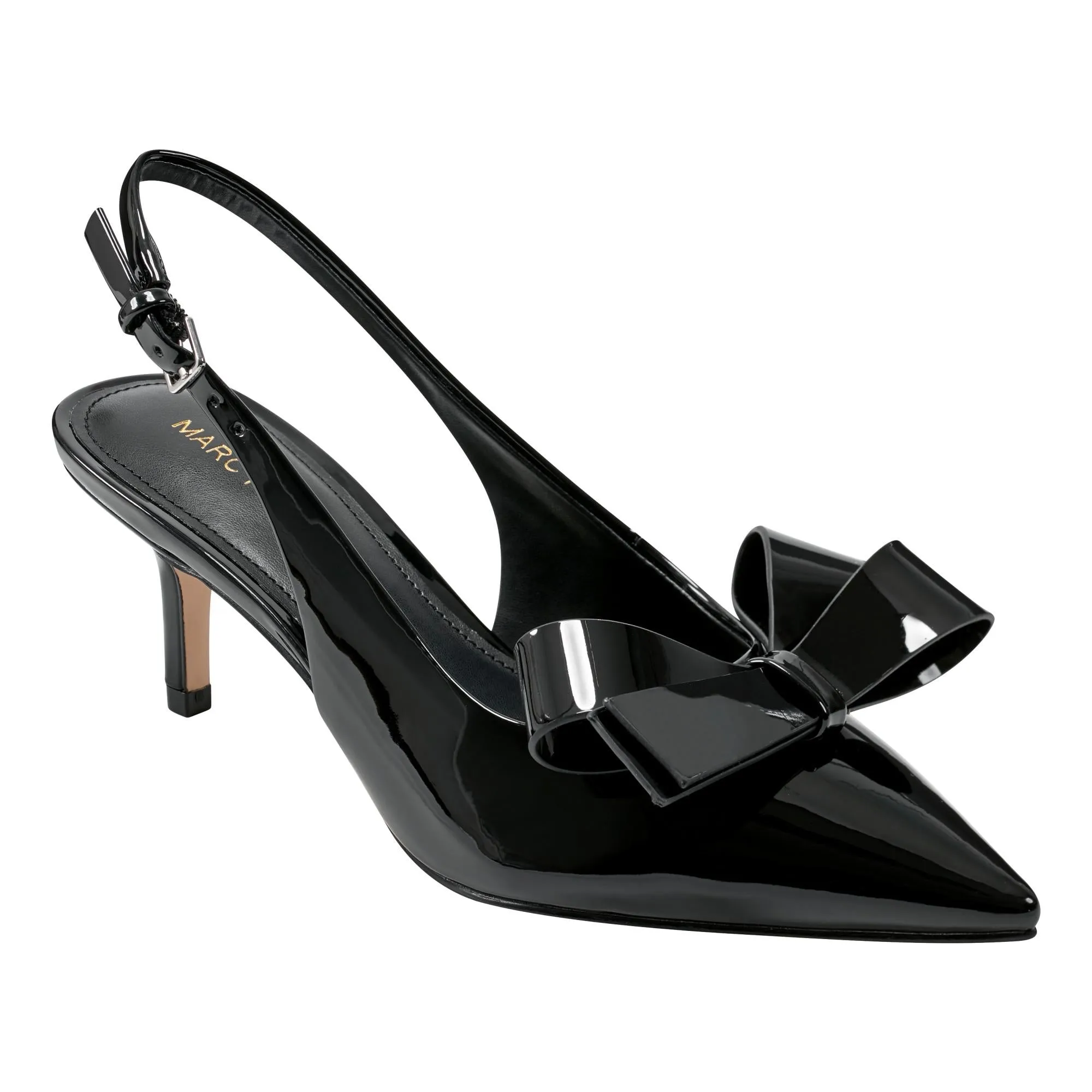Marc Fisher FALLON BLACK/SLEEK PATENT PU