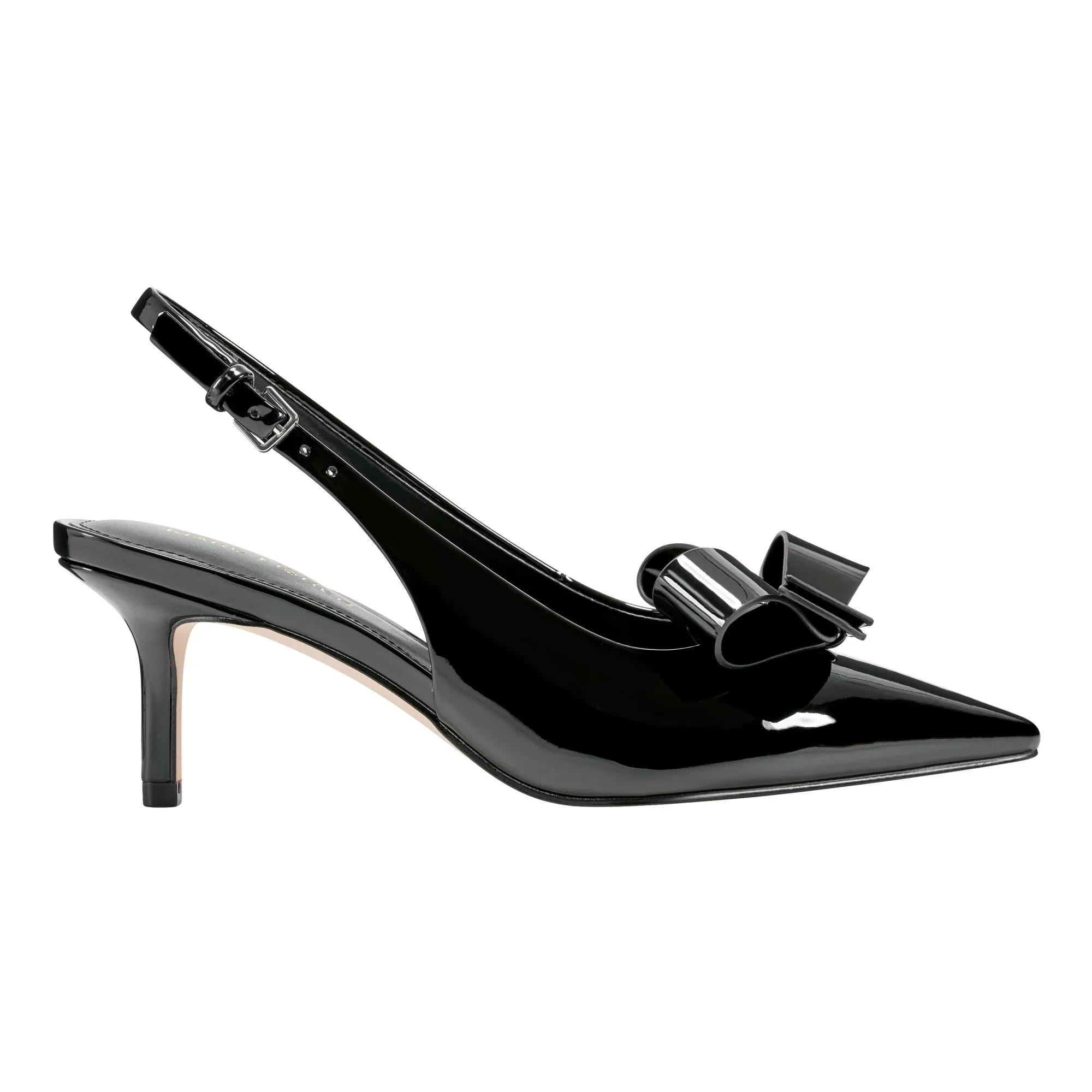 Marc Fisher FALLON BLACK/SLEEK PATENT PU
