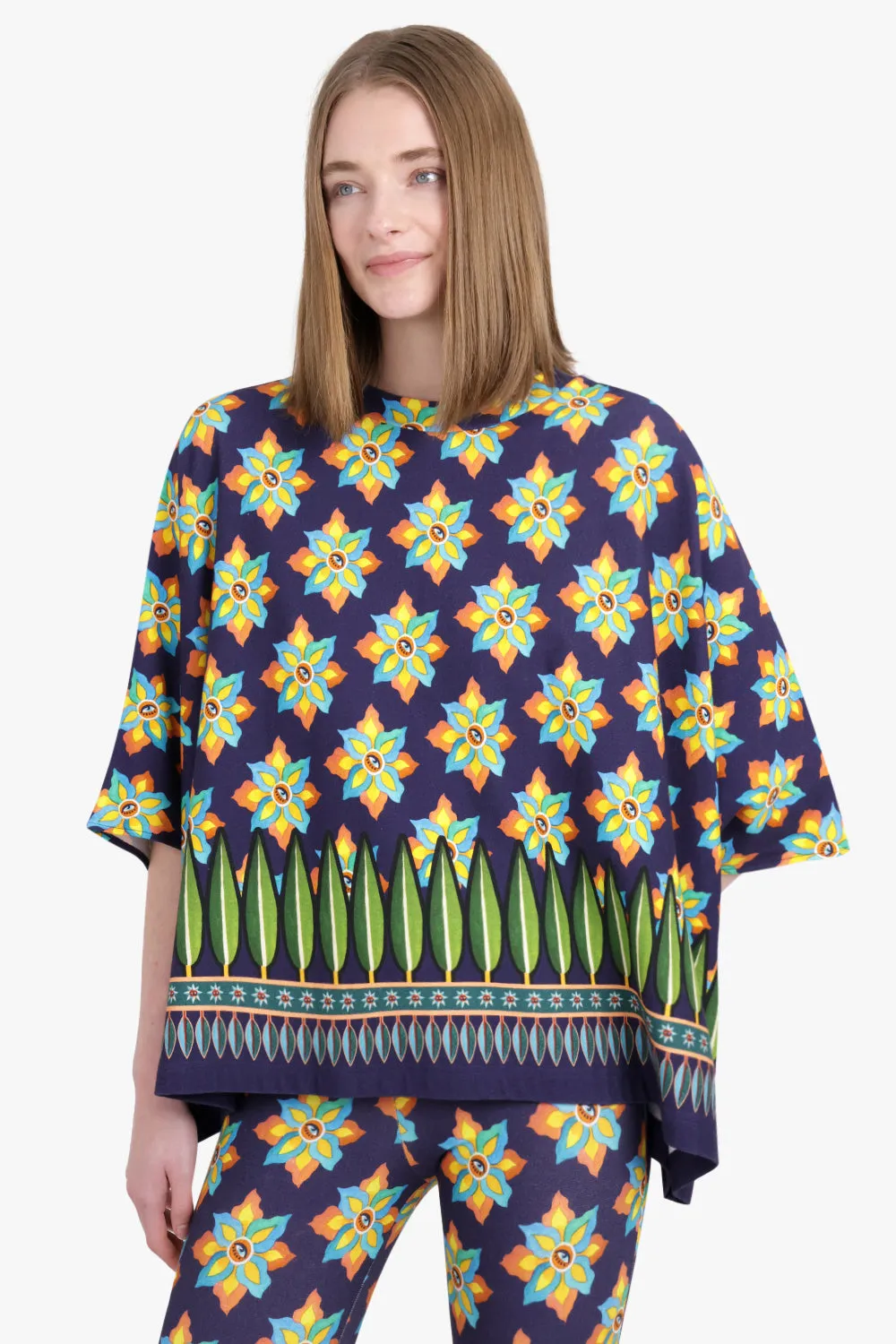 MEDITATION PRINT PONCHO | OCCHI