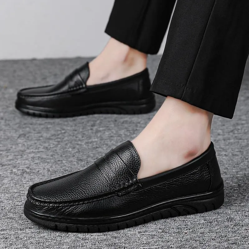 Men's Business Derby Shoes Mens Formal Classic Slip On Loafers Wingtip Brogue Oxford Shoes