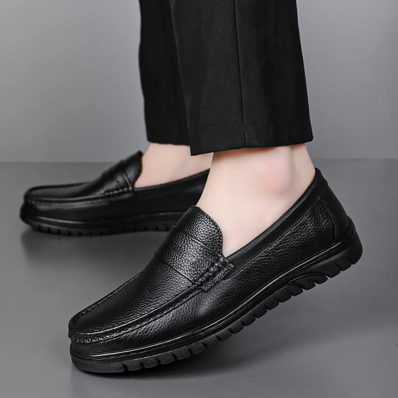 Men's Business Derby Shoes Mens Formal Classic Slip On Loafers Wingtip Brogue Oxford Shoes