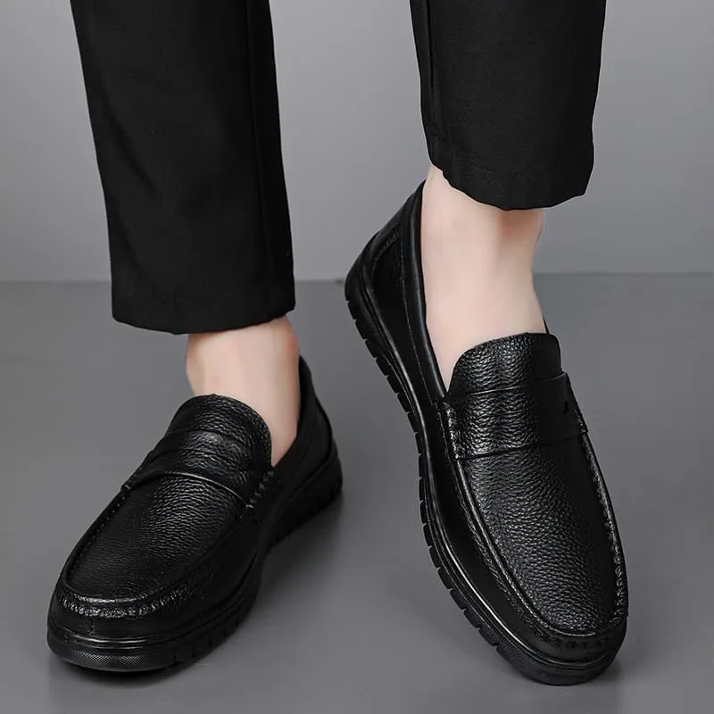 Men's Business Derby Shoes Mens Formal Classic Slip On Loafers Wingtip Brogue Oxford Shoes