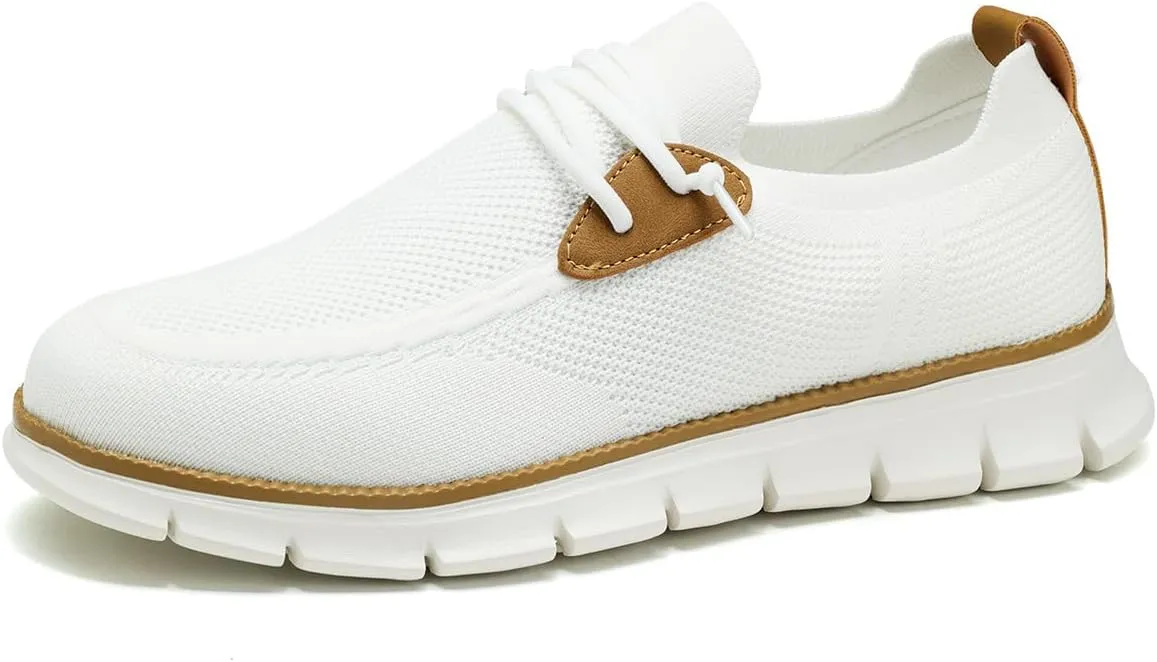 Mens Casual Loafers Shoes Slip On Fashion Walking Dress Sneakers Business Oxfords Work Lightweight Soft Sole Zapatos