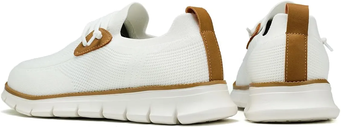 Mens Casual Loafers Shoes Slip On Fashion Walking Dress Sneakers Business Oxfords Work Lightweight Soft Sole Zapatos