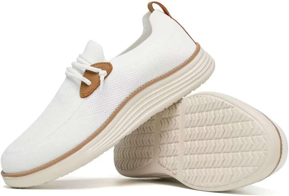 Mens Casual Loafers Shoes Slip On Walking Dress Sneakers Mesh Business Oxfords Work Lightweight Soft Sole Zapatos