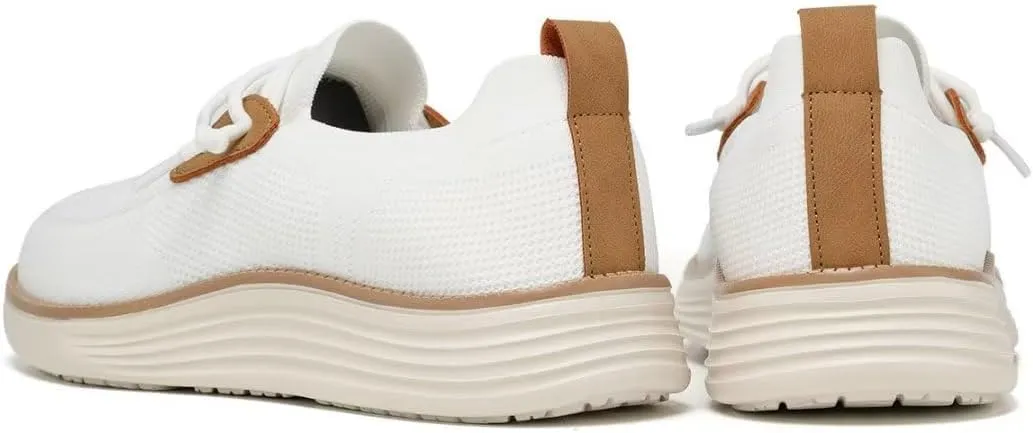 Mens Casual Loafers Shoes Slip On Walking Dress Sneakers Mesh Business Oxfords Work Lightweight Soft Sole Zapatos