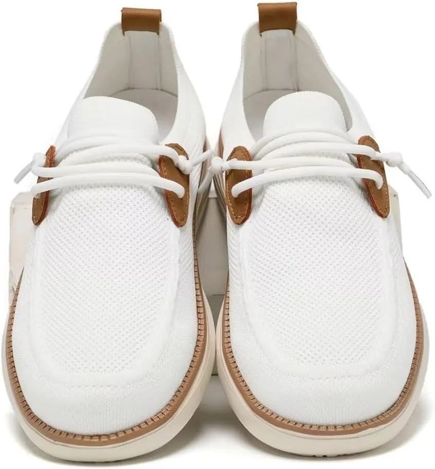 Mens Casual Loafers Shoes Slip On Walking Dress Sneakers Mesh Business Oxfords Work Lightweight Soft Sole Zapatos