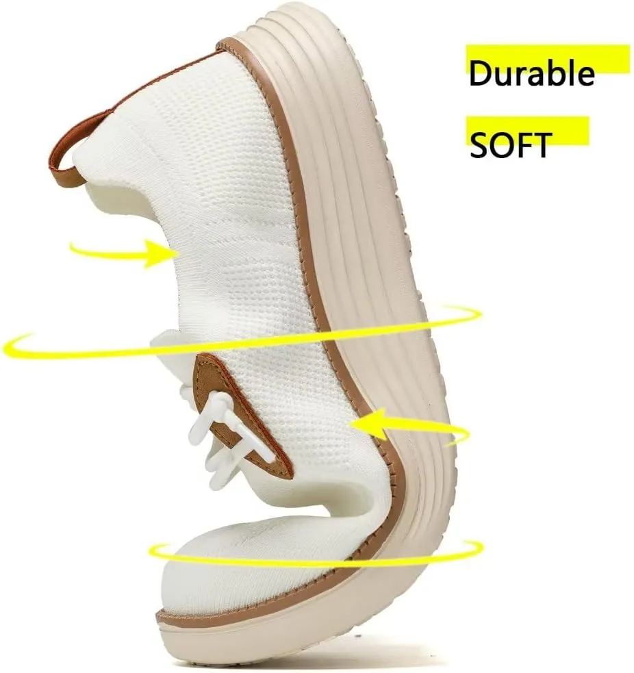 Mens Casual Loafers Shoes Slip On Walking Dress Sneakers Mesh Business Oxfords Work Lightweight Soft Sole Zapatos