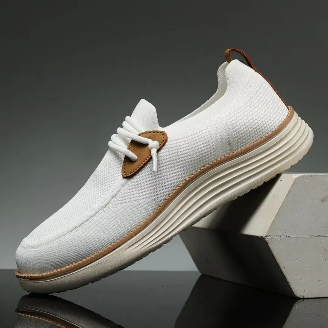 Mens Casual Loafers Shoes Slip On Walking Dress Sneakers Mesh Business Oxfords Work Lightweight Soft Sole Zapatos