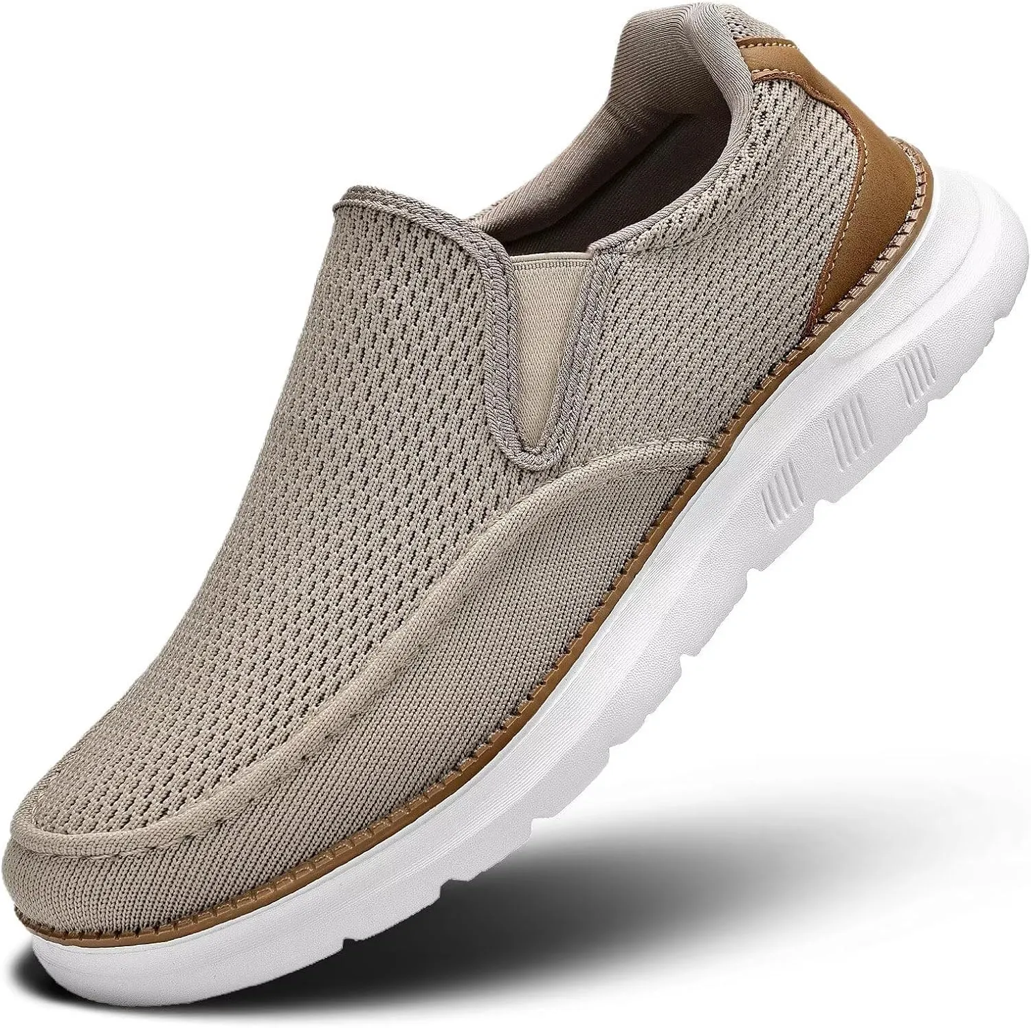 Mens Loafers Slip On Boat Shoes Casual Walking Dress Sneakers Mesh Business Oxfords Work Lightweight Soft Sole
