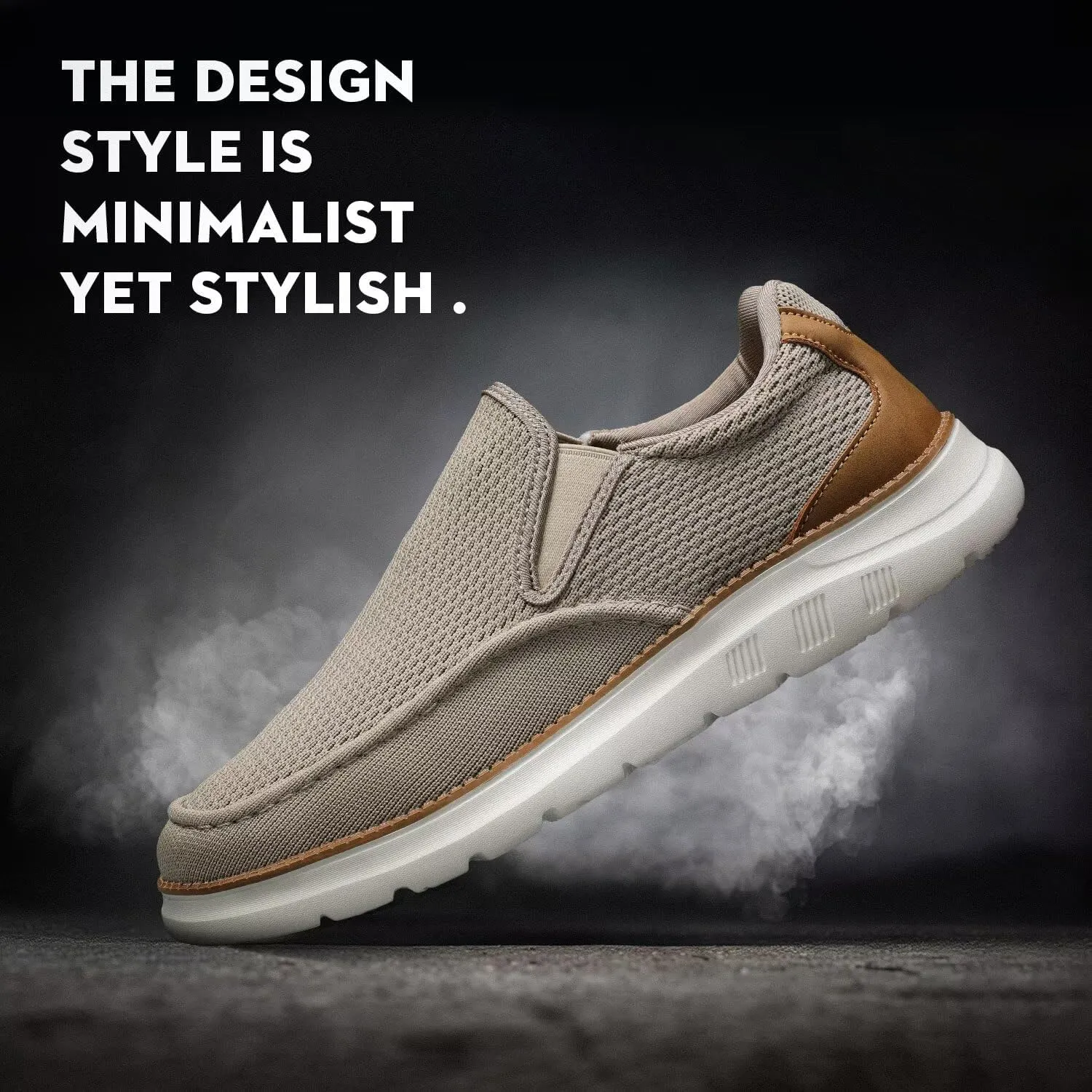 Mens Loafers Slip On Boat Shoes Casual Walking Dress Sneakers Mesh Business Oxfords Work Lightweight Soft Sole