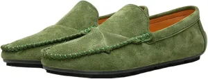 Men's Loafers Slip on Shoes Soft Sole Genuine Leather Driving Shoes Casual Penny Loafers for Men
