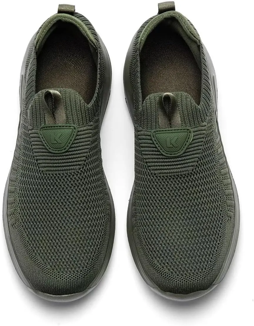 Men's Running Shoes Casual Slip on Walking Tennis Gym Sneakers Lightweight Breathable Mesh Workout Sports Soft Sole