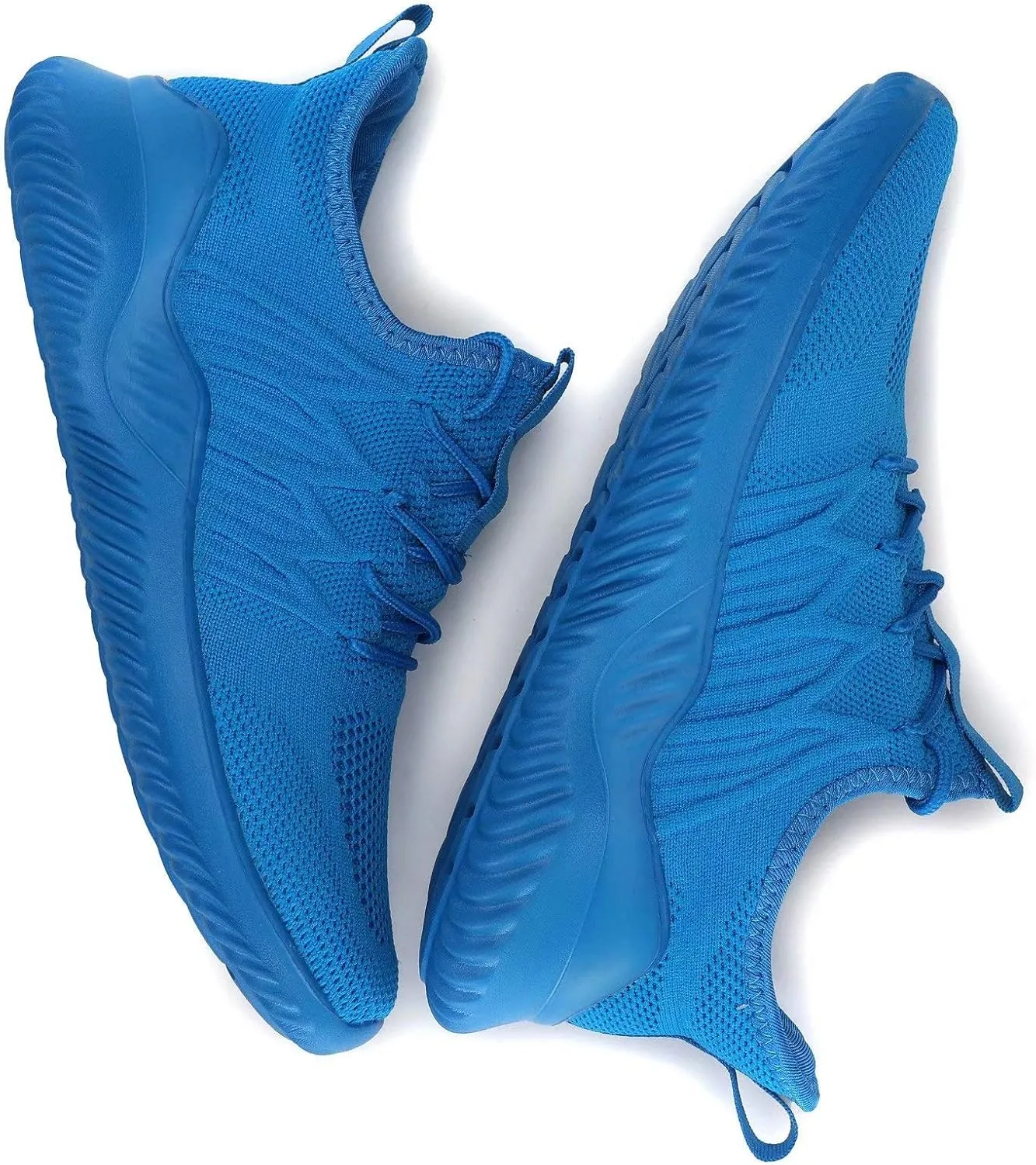 Mens Running Shoes Slip-on Walking Sneakers Lightweight Breathable Casual Soft Sole Trainers