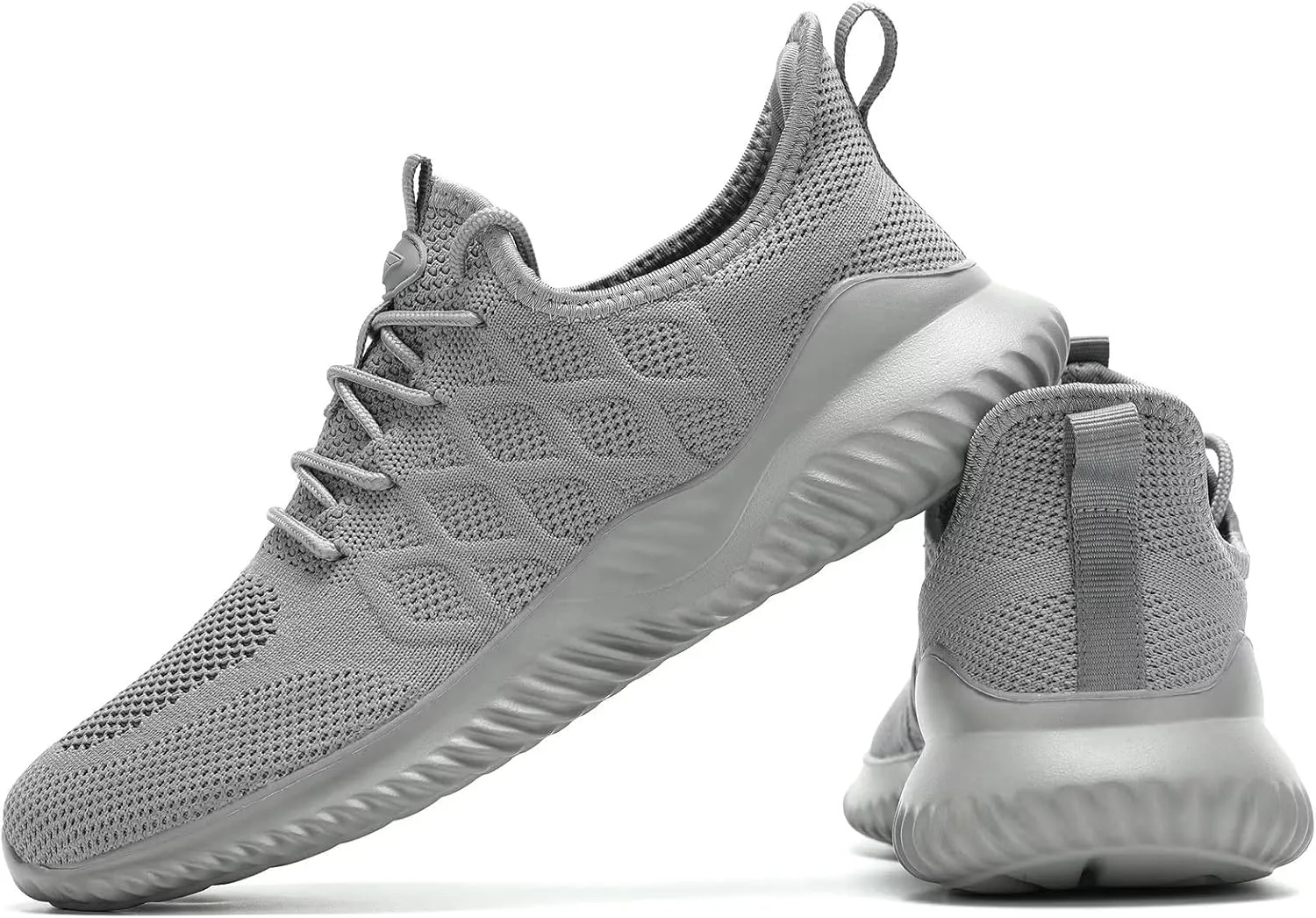 Mens Running Shoes Slip-on Walking Tennis Sneakers Lightweight Breathable Casual Soft Sole Mesh Workout Sports Shoes