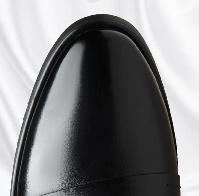 Men's Shiny Patent Leather Dress Shoes Mens Comfortable Tuxedo Shoes Formal Derby Shoes Slip On Loafer Shoes Business Working Leather Shoes