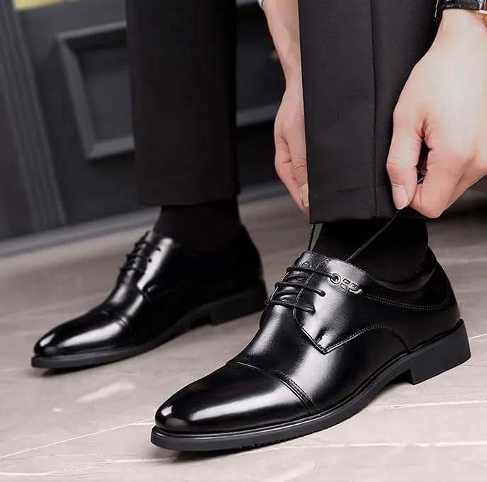 Men's Shiny Patent Leather Dress Shoes Mens Comfortable Tuxedo Shoes Formal Derby Shoes Slip On Loafer Shoes Business Working Leather Shoes