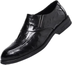 Men's Slip On Pointed Toe Derbys Classic Formal Business Shoes