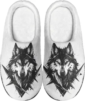 Men's Women's Non-slip Slippers, Flannel Warm Soft Cozy Slippers, House Bedroom Indoor/Outdoor Warm Shoes, Size 2-12