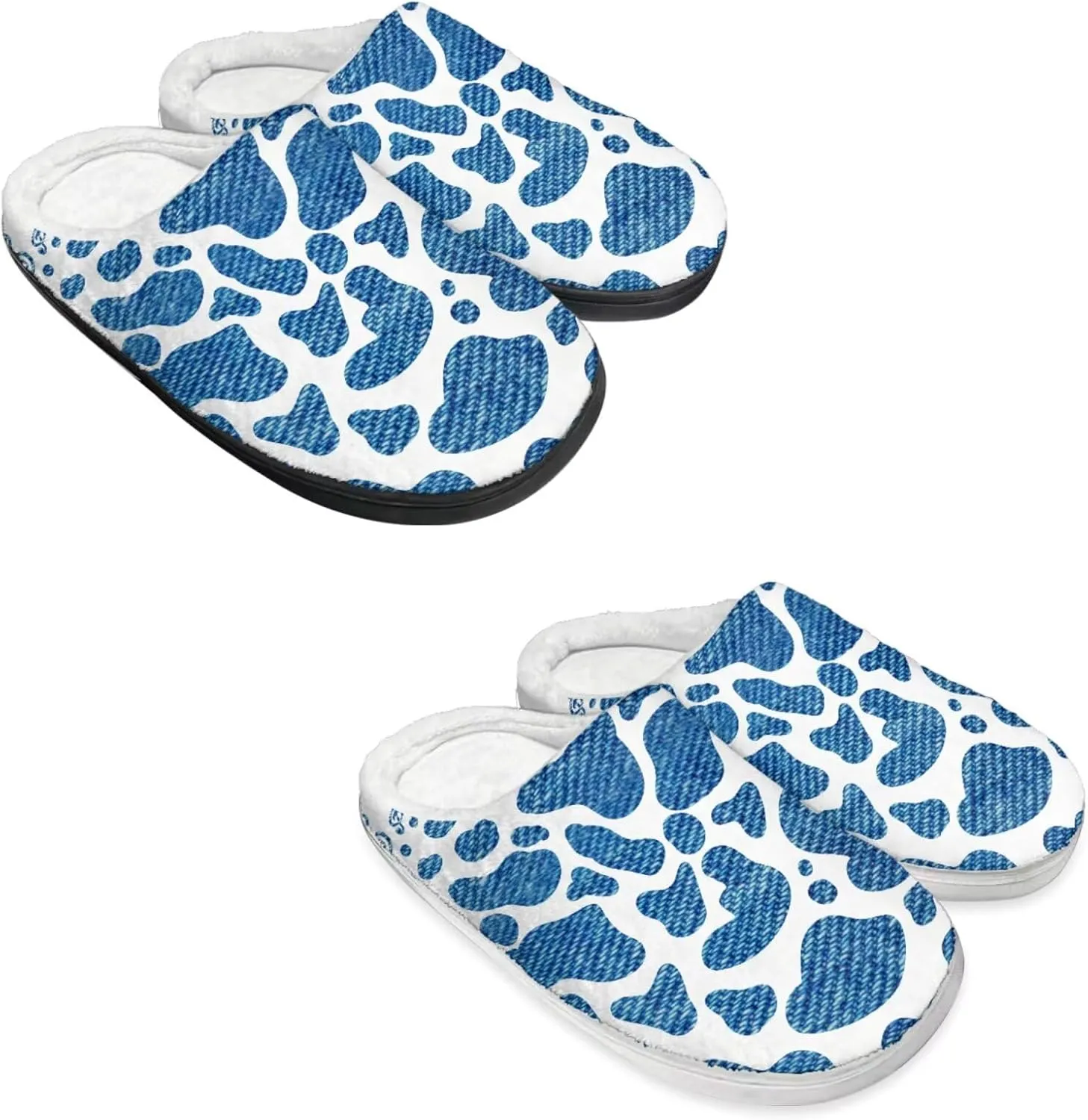 Men's Women's Non-slip Slippers, Flannel Warm Soft Cozy Slippers, House Bedroom Indoor/Outdoor Warm Shoes, Size 2-12