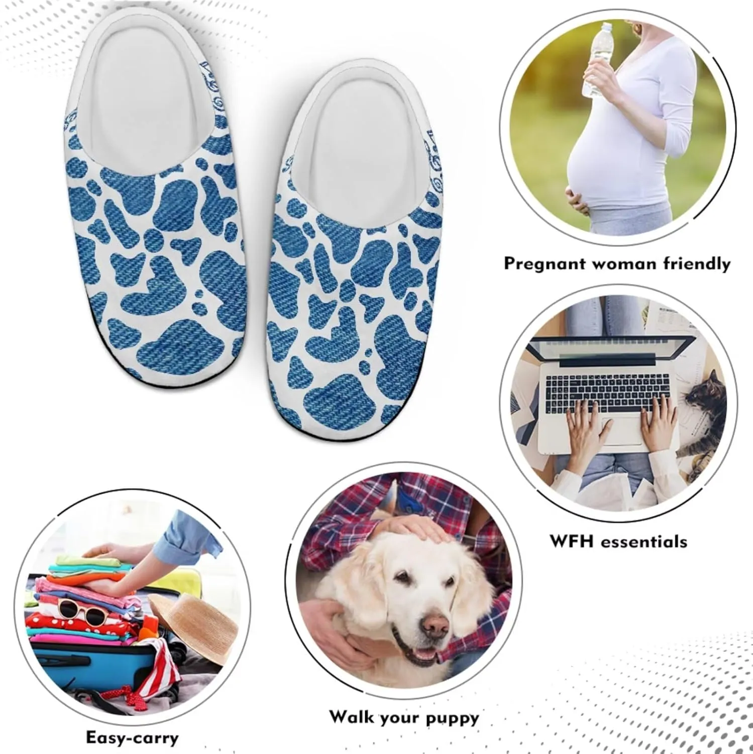 Men's Women's Non-slip Slippers, Flannel Warm Soft Cozy Slippers, House Bedroom Indoor/Outdoor Warm Shoes, Size 2-12