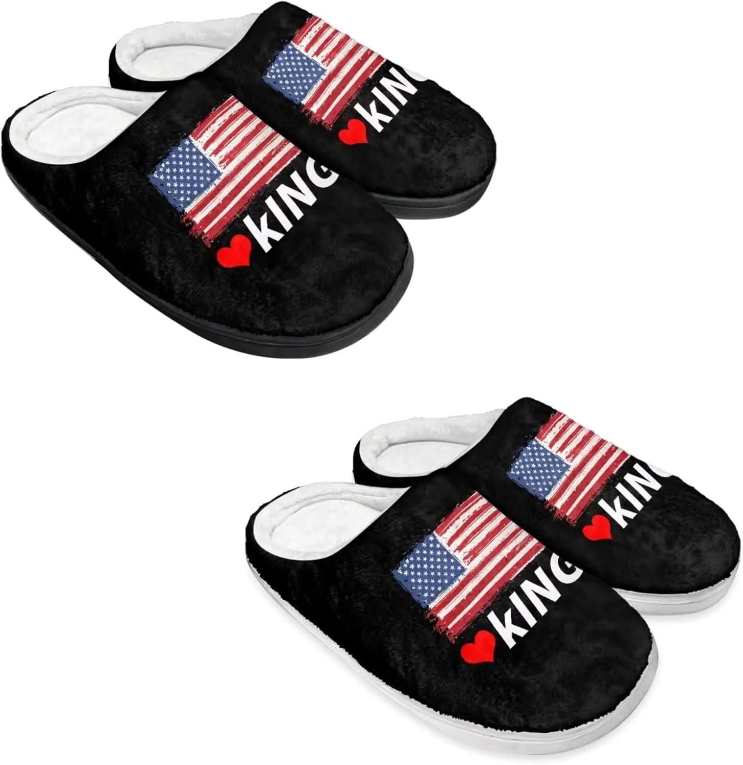 Men's Women's Non-slip Slippers, Flannel Warm Soft Cozy Slippers, House Bedroom Indoor/Outdoor Warm Shoes, Size 2-12