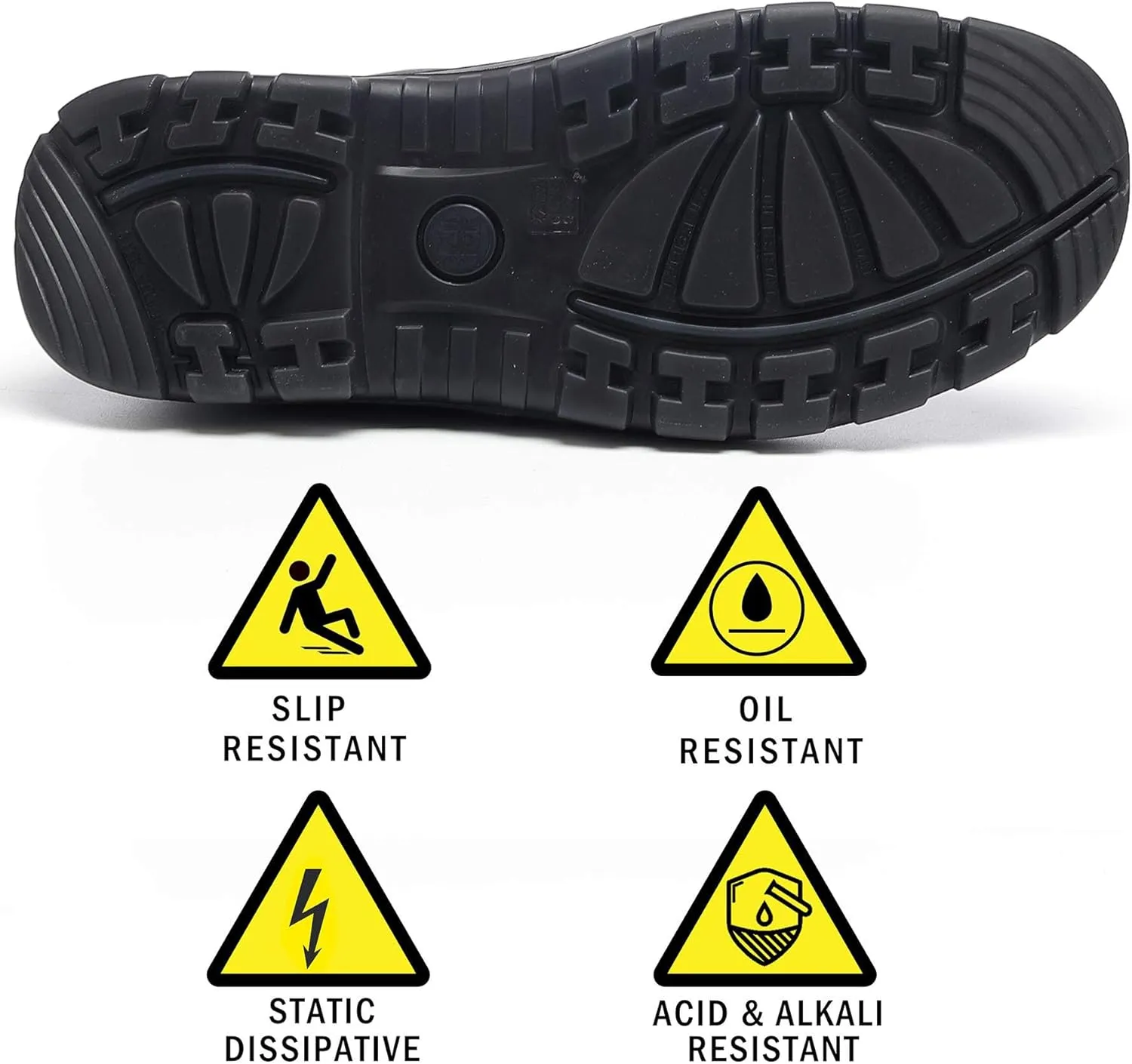 Men's Work Boots Steel Toe Soft Toe Waterproof Slip On Anti-Puncture Slip Resistant Safety Working Boots