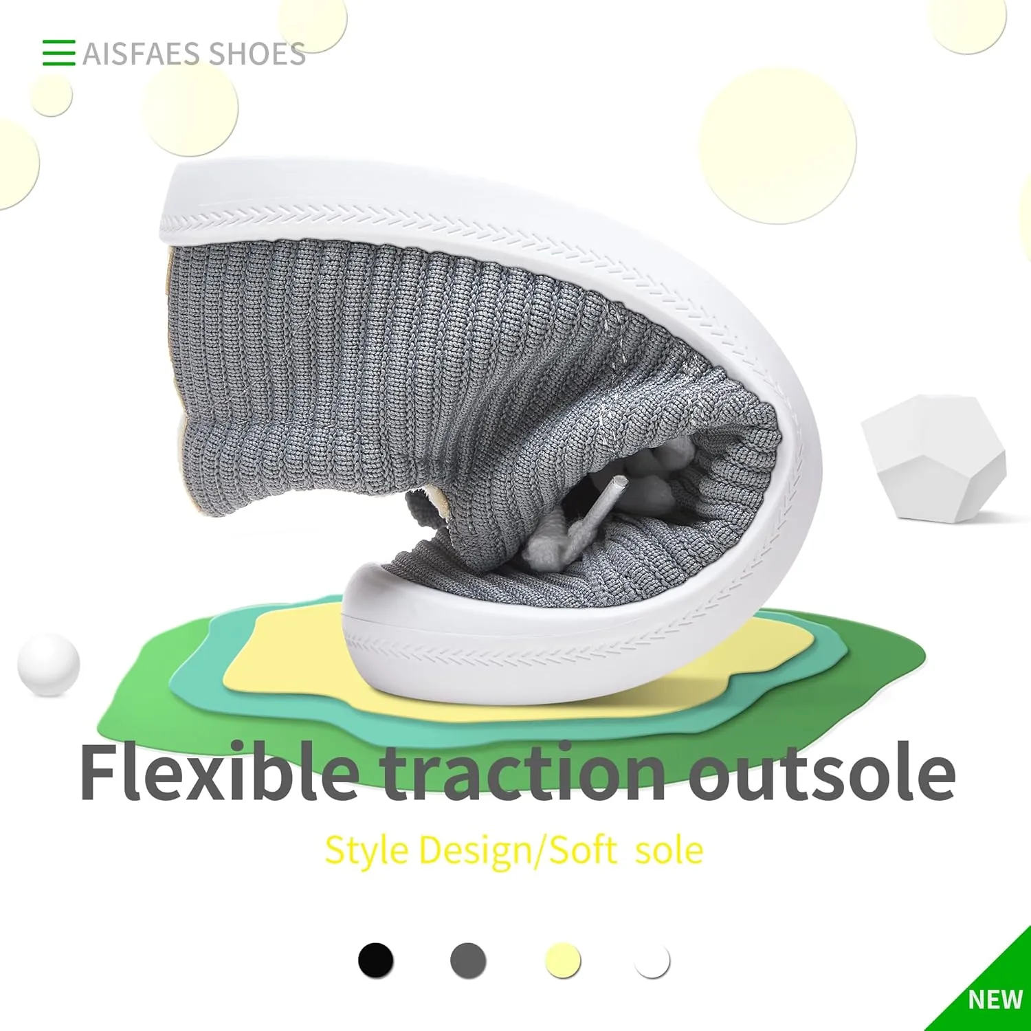 Mesh Slip On Shoes Women Comfort Knit Slip On Loafer Casual Fashion Sneaker Lightweight and Breathable Walking Flats