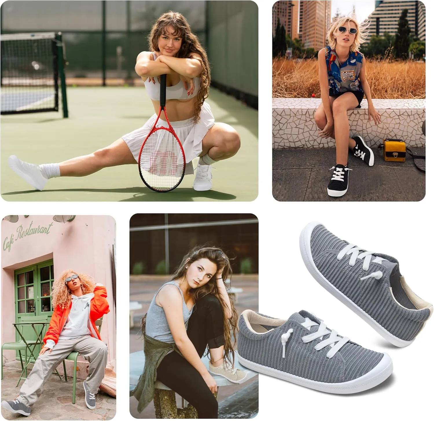 Mesh Slip On Shoes Women Comfort Knit Slip On Loafer Casual Fashion Sneaker Lightweight and Breathable Walking Flats