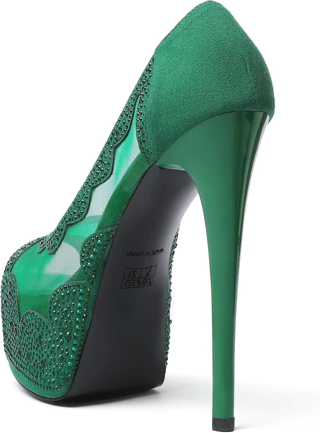Mettesally Women's Peep Toe Platform Sandals Stiletto Heel Open Toe Pumps Party Dress Shoes