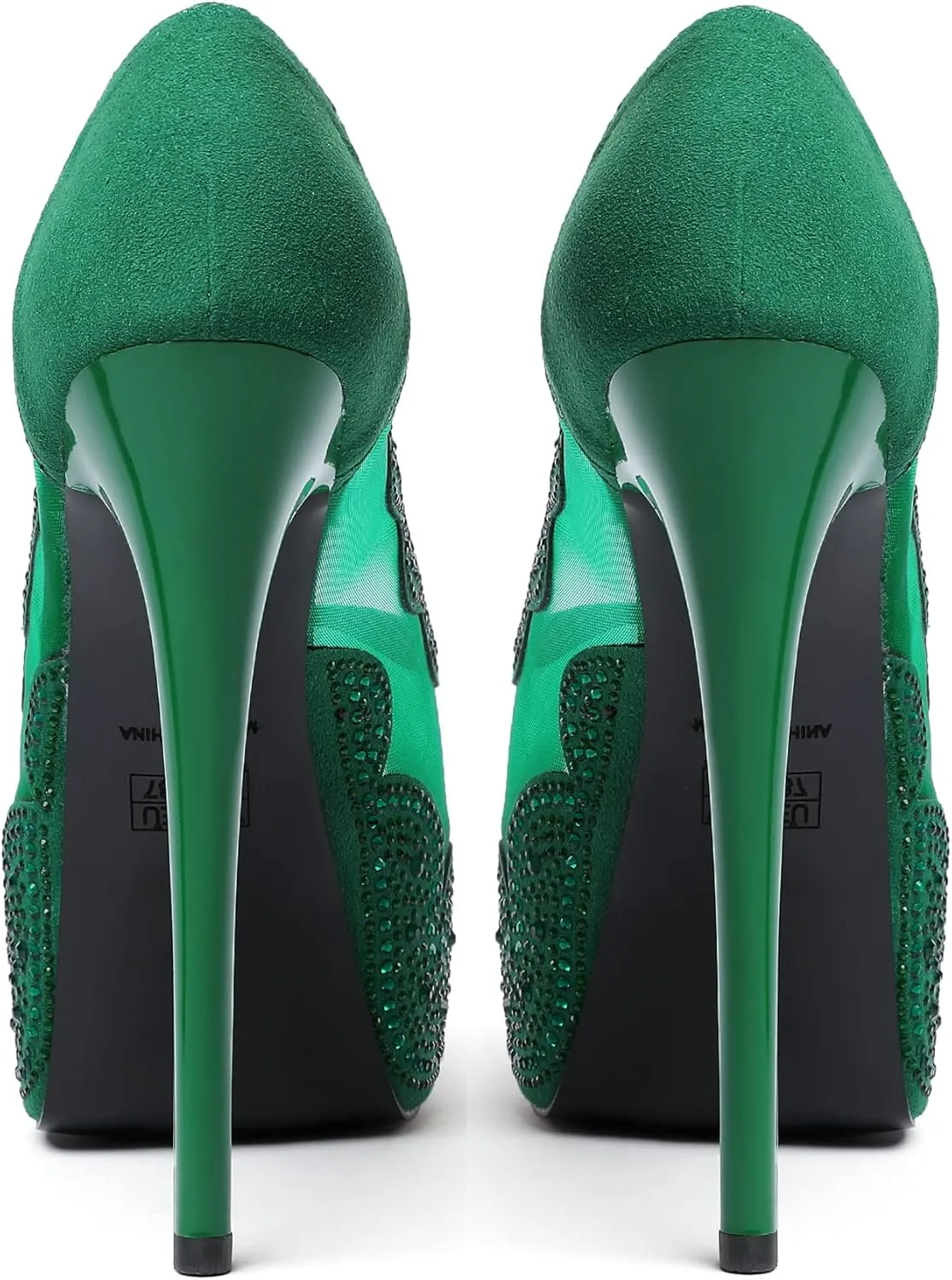 Mettesally Women's Peep Toe Platform Sandals Stiletto Heel Open Toe Pumps Party Dress Shoes