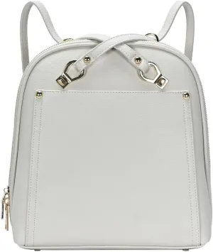 Miztique The Daisy Convertible Backpack Purse for Women (Bone) | Soft Vegan Leather Shoulder Strap Bag or Convertible Backpack | 10.5in x 4in x 11.5in |