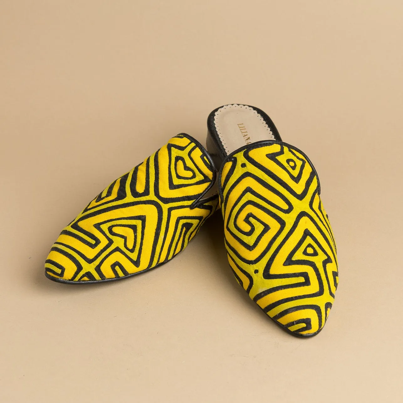 Mola Mules | Yellow Tones