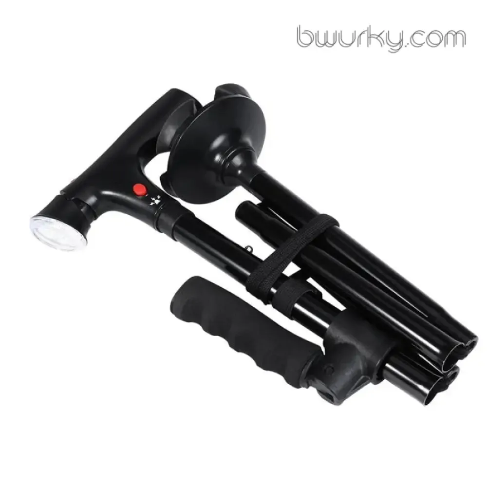 Multi-Functional Foldable LED Walking Cane