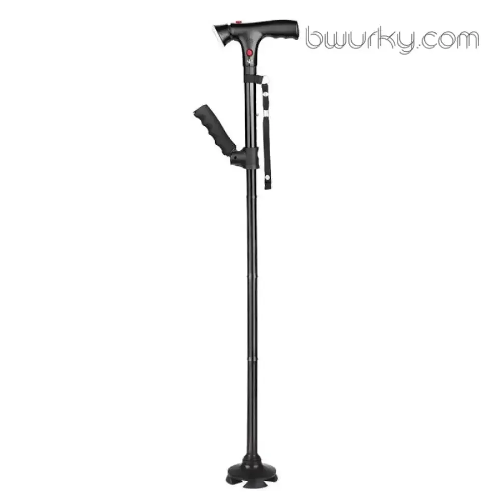Multi-Functional Foldable LED Walking Cane
