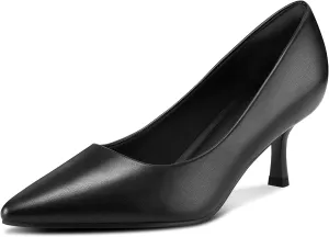 mysoft Women's Pumps 2 inch Kitten Heel Pointed Toe Low Heel Dress Shoes