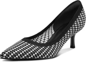 mysoft Women's Pumps 2 inch Kitten Heel Pointed Toe Low Heel Dress Shoes