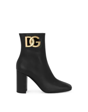 Nappa leather ankle boots