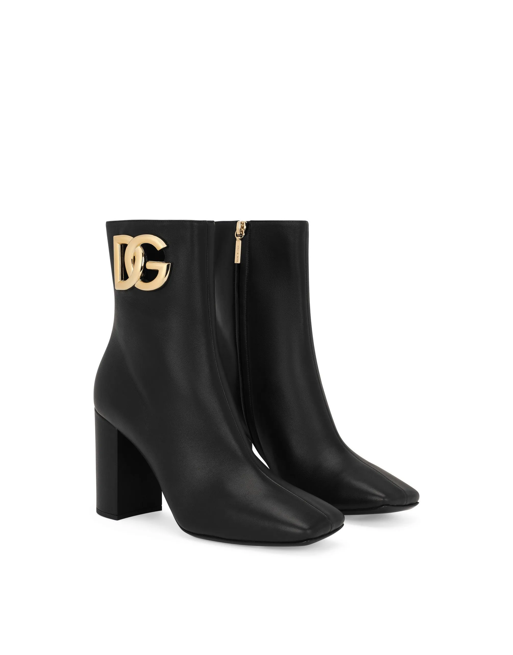 Nappa leather ankle boots