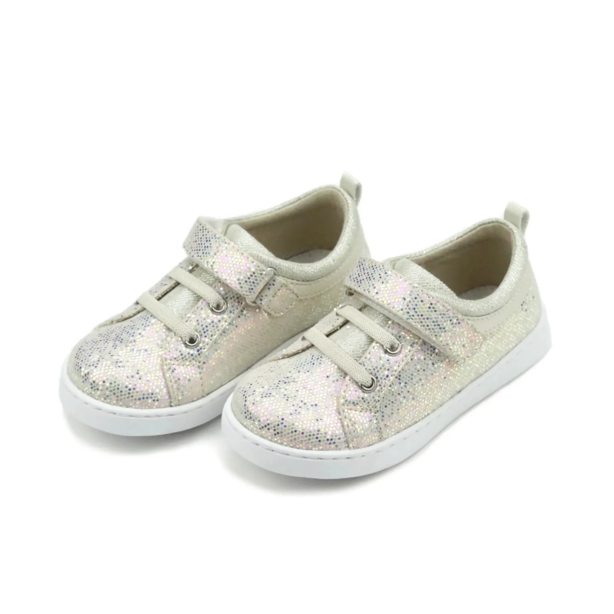 Natalie Metallic Playground Sneaker - Silver: 9T, 12T, 1K