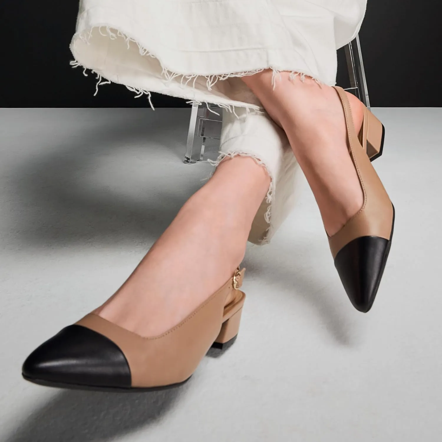 Naturalizer Women's Banks Slingback Pointed Toe Low Heel Pump