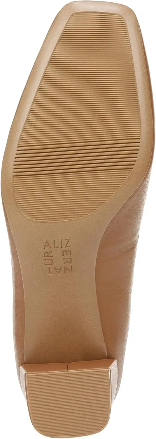 Naturalizer Women's Karina Low Block Heel Square Toe Pump